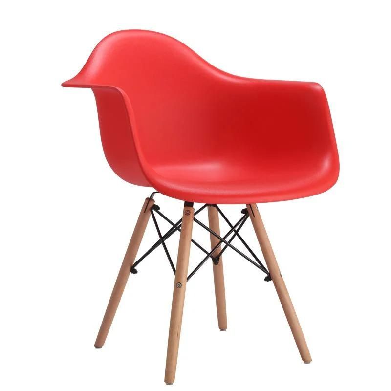 Factory Price Colorful General Use Home Furniture PP Seat Nordic Plastic Dining Chair for Living Room Plastique Chaise