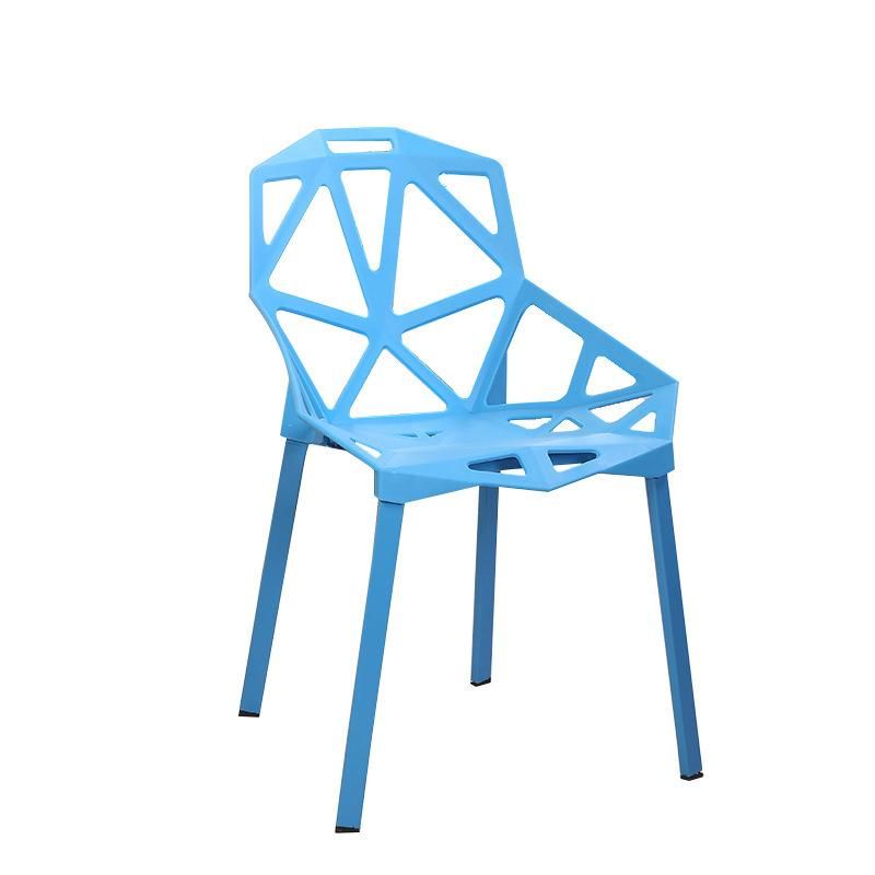 Factory Supply Metal Frame Hall Banquet Dining Room Plastic Chair