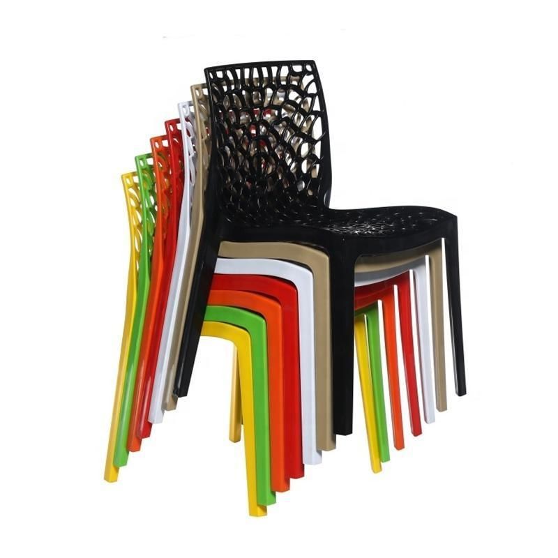 China Wholesale Outdoor Stacking Plastic Garden Modern Cafe Dining Chair