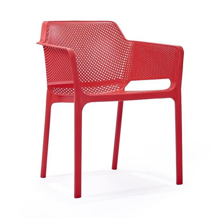 Modern Italian Stackable Plastic PP Designer Exterior Model Dining Restaurant Chairs