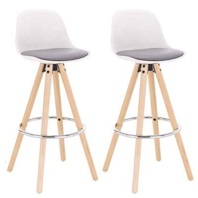 Wholesale Kitchen Tulip Pub High Stools Plastic Chair Bar Stool