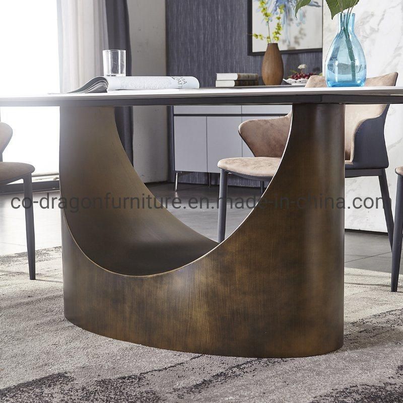 Modern Luxury Dining Table with Marble Top for Home Furniture