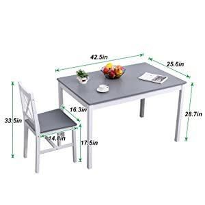 Hot Sale Dining Room Furniture Home Furniture Wood Pine Material Dining Table and Chair