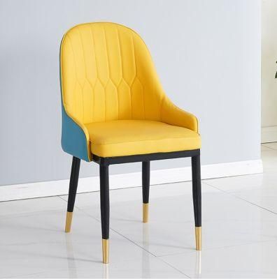 Nordic Minimalist Style Multi Color Leather PU Chair Dressing Chair