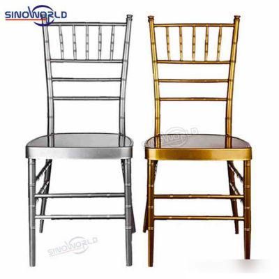 Stackable Wedding Aluminum Iron Event Metal Steel Tiffany Chiavari Chair