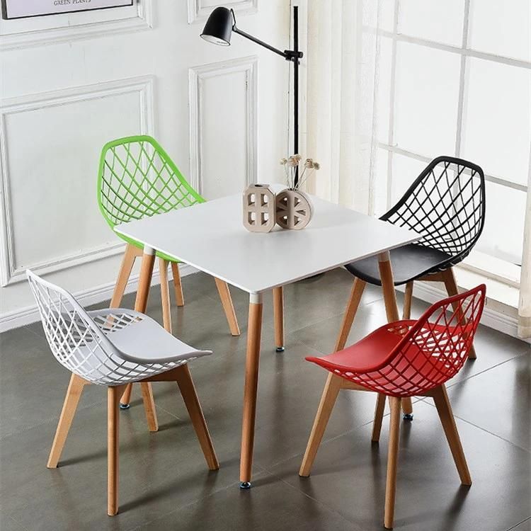 Factory Cheap Price Home Furniture Colorful Plastic Dining Chair