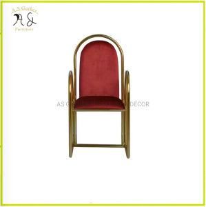 Modern Living Room Furniture Luxury Gold Metal Leg Upholstery Armchair