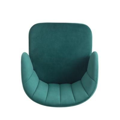 2022 New Design Restaurant Modern Fabric Dining Green Dining Velvet Chairs