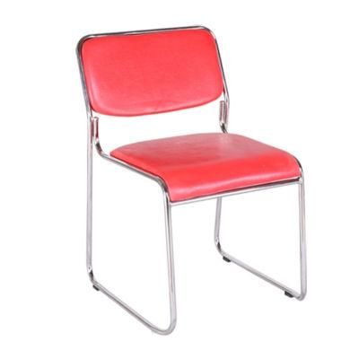 Bow Computer Chair Metal Frame PU Office Chairs