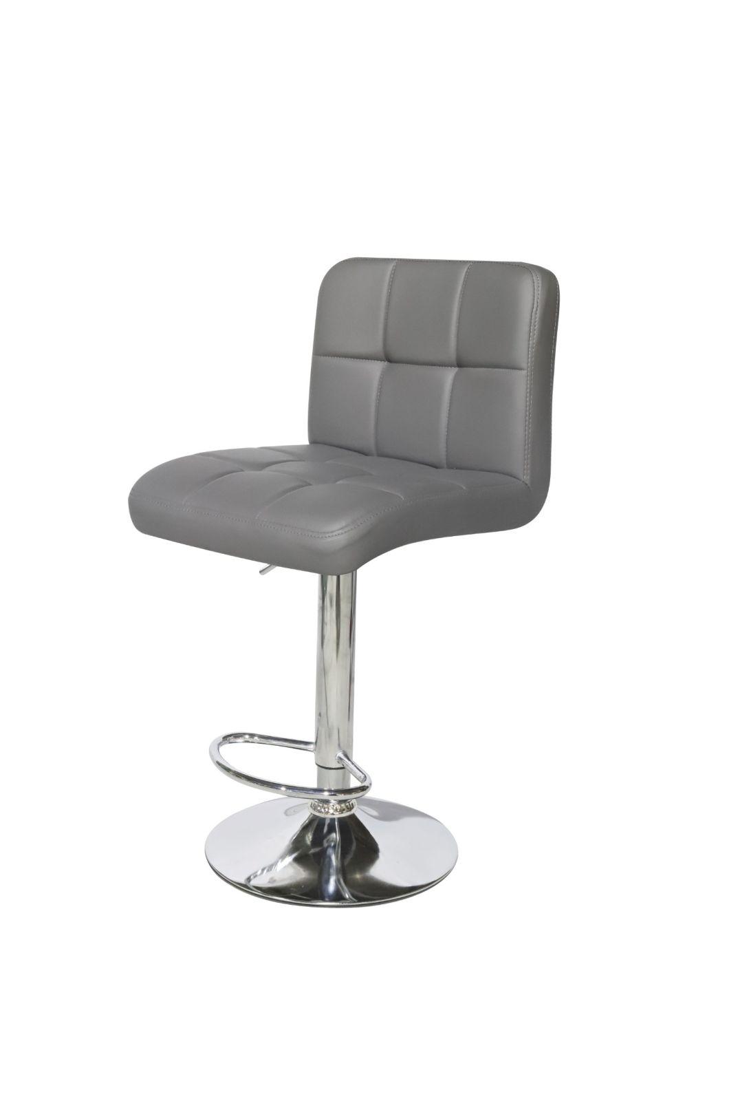 Hot Sale Produce Factory PU Restaurant Furniture Stainless Steel Bar Chair