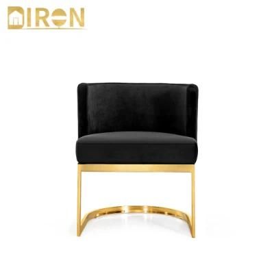 Modern Design Home Velvet Furniture Upholstered Dining Chairs