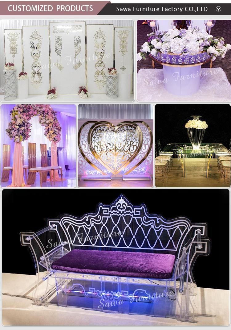 Hot Selling Antique Wedding Queen King Throne Chair for Sale