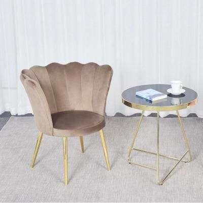 Customized Furniture Modern Dining Chair with PU Leather Steel Frame for House Dining Room