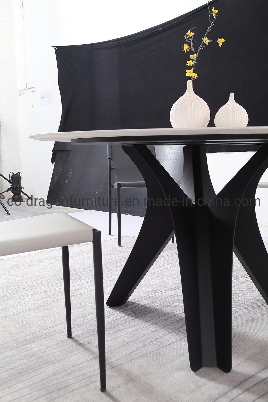 Modern Home Furniture Round Dining Table Sets with Marble Top