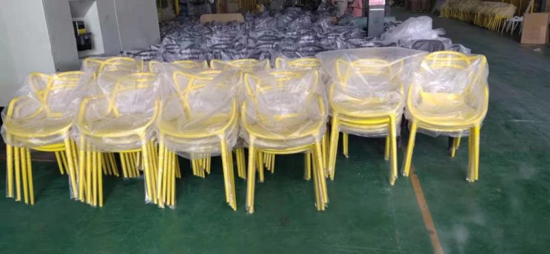 China Supplier Cheap Price Restaurant Stackable Chair White Fancy Plastic Chair for Dining Room