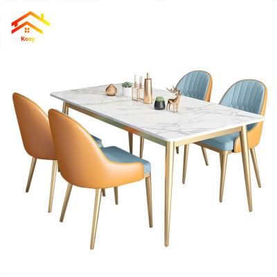 OEM Furniture Marble Top Dining Table Restaurant Table