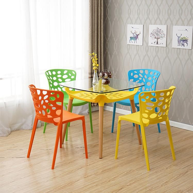 Nordic Furniture Famous Designers School Plastic Table and Chair for Kids Chaises De Salle a Manger Chair