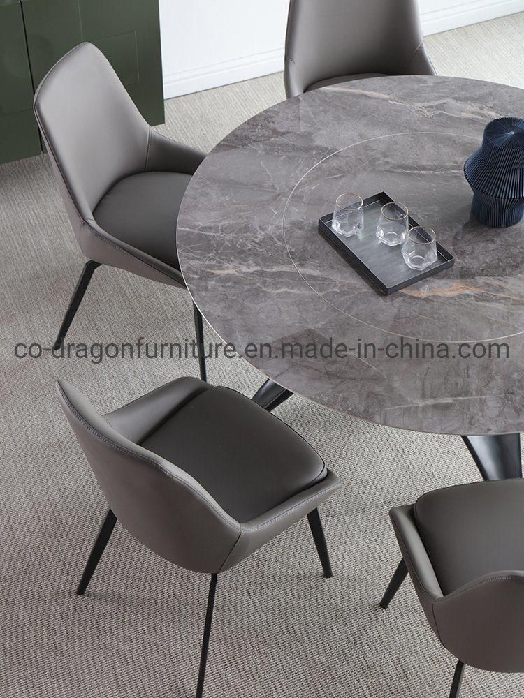 Unique Design Dining Table with Marble Top for Dining Furniture