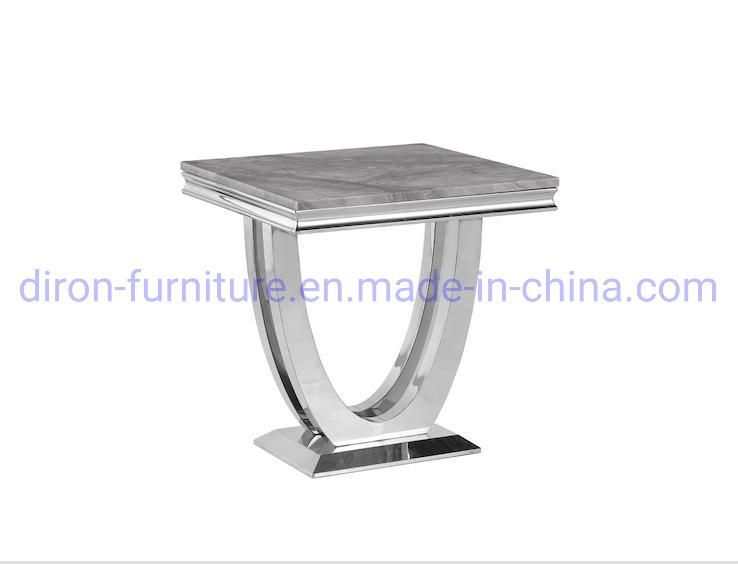 Euro Popular Stainless Steel Marble Coffee Table