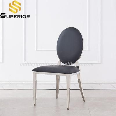 Cheap Price Silver Stainless Steel Dining Chair for Home Furniture