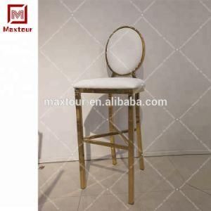 Hot Selling Party High Metal Frame PU Seat Bar Stool Modern Bar Chair