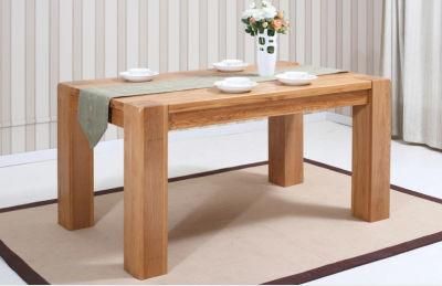 Solid Oak Wood Dining Table Best Quality Dining Table (M-X1015)