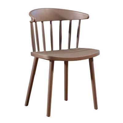 Outdoor Restaurant French Indoor Windsor PP Designer Plastic Stackable Wholesale Dining Chairs