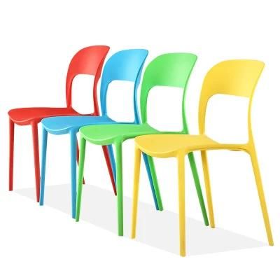 Home Furniture Colorful Modern Plastic Dining Chairs PP Restaurant Chair