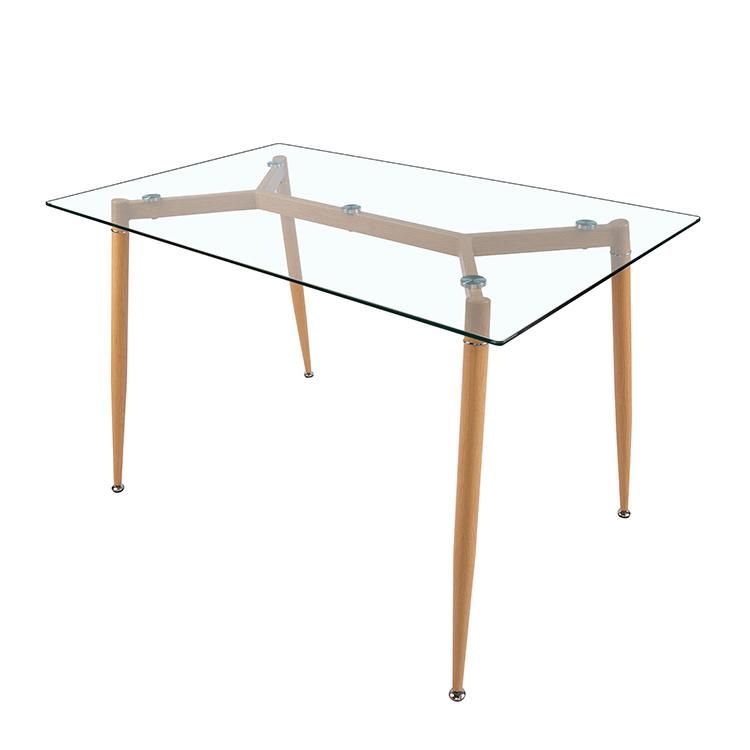 Wholesale China Glass Living Room Furniture Designer Imported Triangle Glass Dining Table