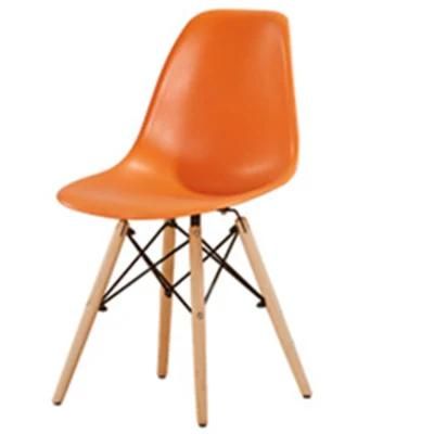 Nordic Adult Plastic Cafe Chair Household Backrest Vitra Side Dining Chair Modern Lounge Living Room Chair