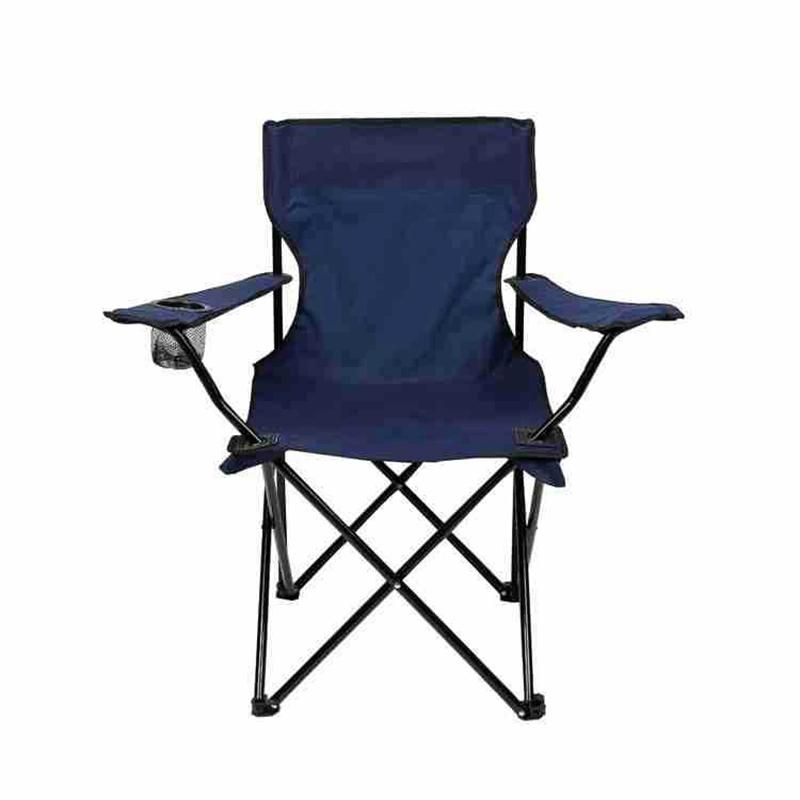 Folding Camping Chairs Outdoor Fishing Chairs with Armrests and Cup Holder High Back Stable Structure Wyz19166