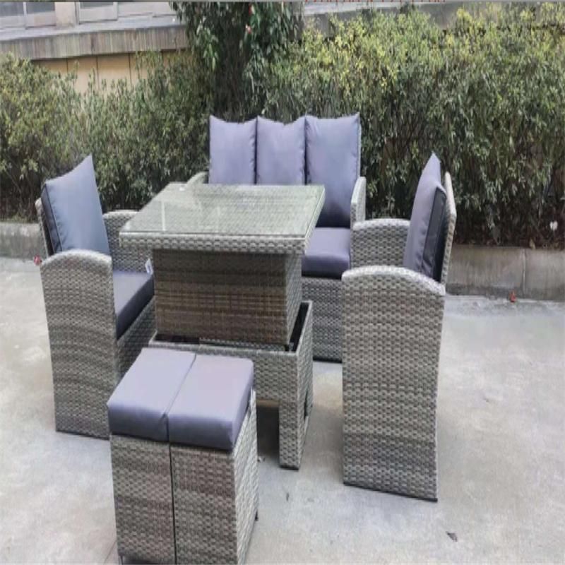 Rattan Dining Table Set Outdoor Furniture Garden Set