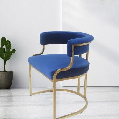 High-Quality Artificial Manufacturing Nordic Style Flannel Chair Stylish for Minimalist Furniture