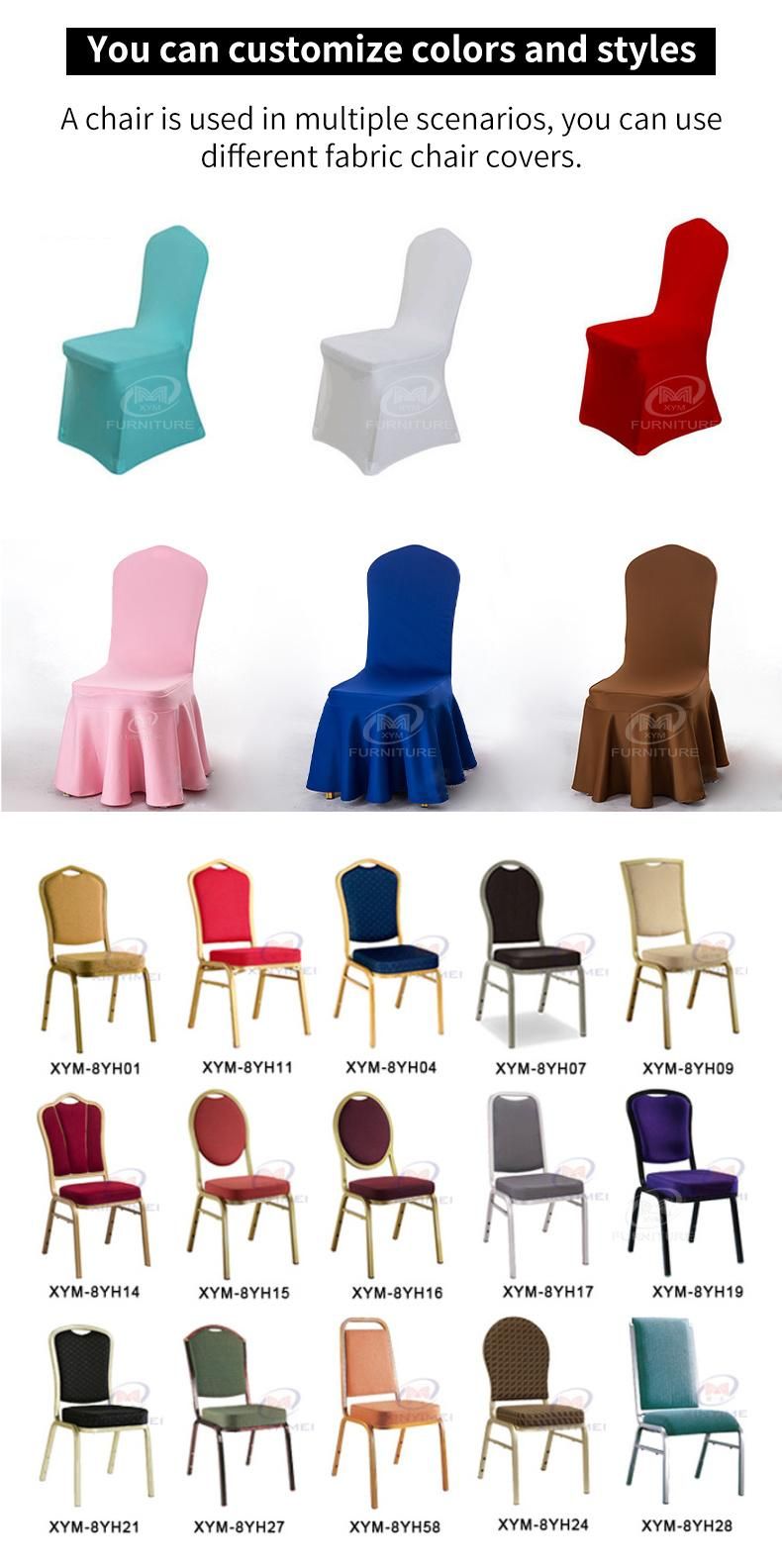 Wholesale Factory Price Stackable Hotel Hall Chairs Luxury Banquet Chair (XYM-G62)