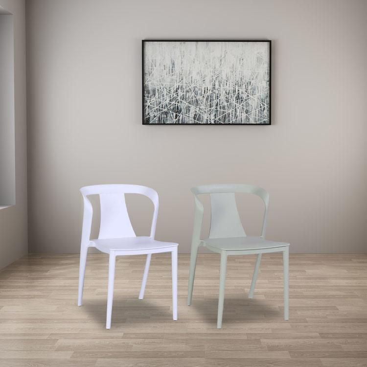 Wholesale Stacking Plastic Modern PP Molded Plastic Good Quality Dining Chair