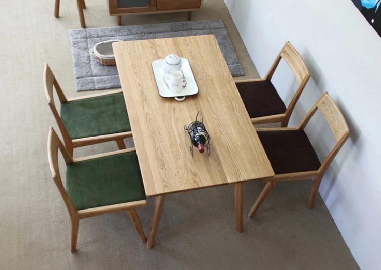 Oak Wood Dining Set Good Quality Restaurant Table with Chair (M-X1018)