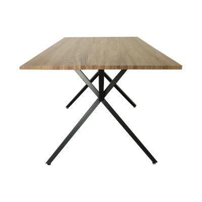 Nordic Style Cheap Price MDF Top Tables Dining Room Furniture Dining Tables Set