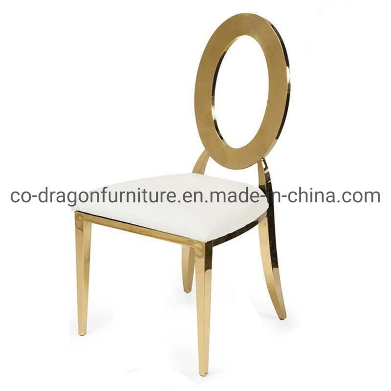 Hotel Banquet Home Furniture Luxury Stainless Steel Wedding Dining Chair