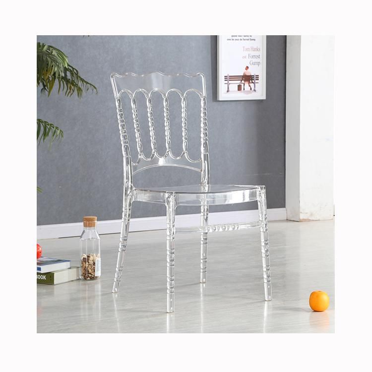 French Modern Furniture Chaise Transparent Chair Wedding Salon Chairs Styling Set Beauty Chaise Pour Barbier