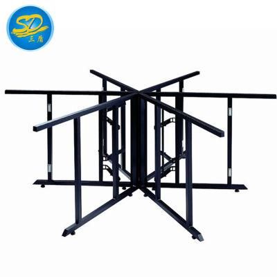 Special Design Iron Frame for Round PVC Table