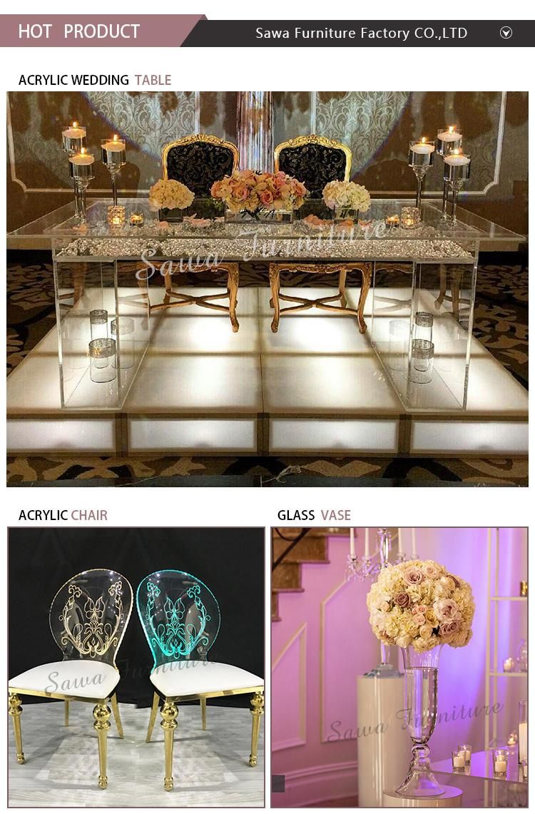 Event Banquet Wedding Party Transparent Clear Chiavari Tiffany Dining Chair
