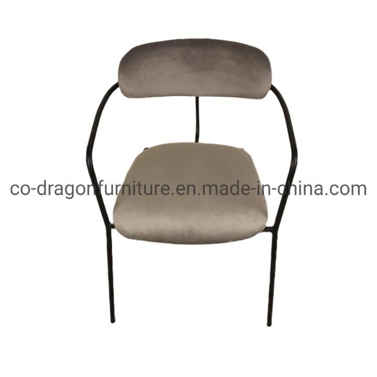 Wholesale Market Metal Dining Chair with Arm for Dining Furniture