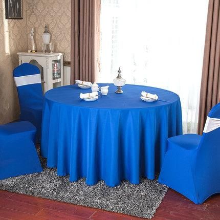 Customized Size Polyester Tablecloth for PVC Plastic Table Cloth