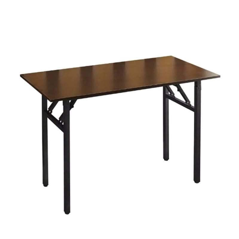 Modern MDF Foldable Indoor Meeting Training Dining Square Folding Table