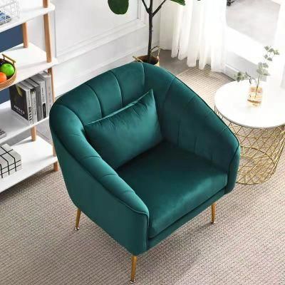 High Quality Velvet Fabric Living Room Sofa Cheap Sofa Chair