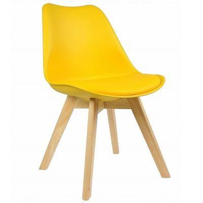 Modern China Wholesale Fashion Home Furniture Wood Plastic Adult High Back Leisure Restaurant Dining Chair