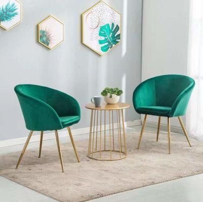 Wholesale Gold Luxury Nordic Cheap Indoor Home Furniture Room Restaurant Dinning Leather Velvet Modern Dining Chair