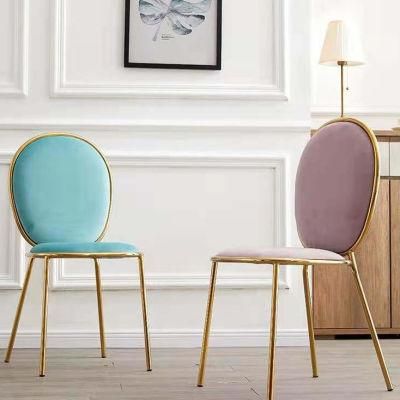 Luxury Modern Home Furniture Fabric Dining Chair