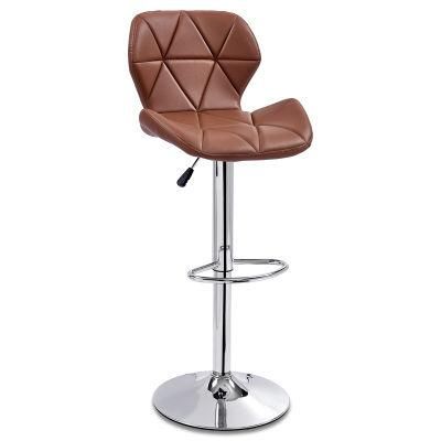 Home Bar Furniture Wholesales Fashionable Modern Steel Swivel Breakfast Restaurant Bar High Stool No Armrest