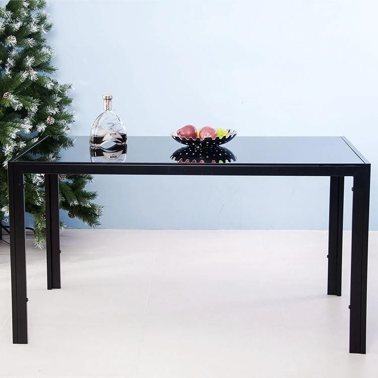 Modern Black Metal Dining Table Legs Nordic French Italian Oak Wood Acrylic Epoxy Resin Rh Dining Dining Table for Dining Room